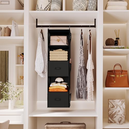 YOUDENOVA Hanging Closet Organizer, Hanging Shelves - Image 2