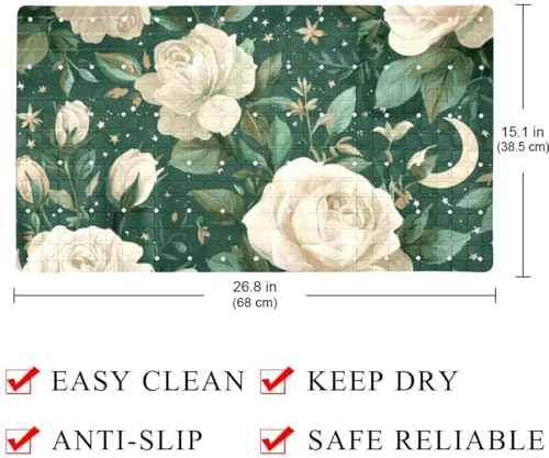 Bath Tub Shower Mat, Washable Bathtub Floor Mats, Suction Cups and Drain Holes - Image 4