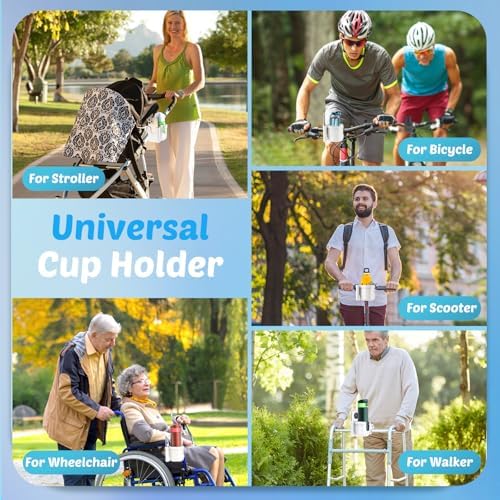 Guiseapue 2-in-1 Stroller Cup Holder Phone Holder, Baby Essentials - Image 6