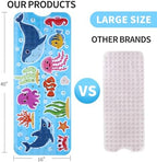 Baby Bath Mat for Tub Non Slip Kids Bathtub Mat Extra Long 40X16 Inch Toddler - Image 3