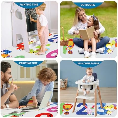 High Chair Splash pad, Washable Splash pad - Image 7