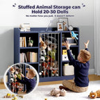 Toy Storage Organizer with 6 Cube, Stuffed Animal Storage - Image 3