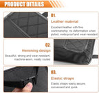 LAINLOY Classic Car Backseat Organizer, 8L Capacity, Hanging Mount, PU Leather - Image 3