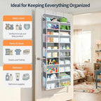 Yecaye Over The Door Organizer, 5 Tier Extra Large Behind Door Storage of 10 - Image 6