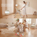 Babilous Baby High Chair, 4-in-1 Foldable - Image 2