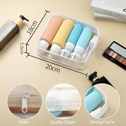 Mrsdry 16 Pack Travel Bottles for Toiletries, Large 6oz Silicone Travel - Image 5
