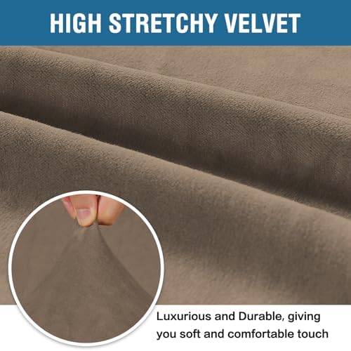 H.VERSAILTEX Stretch Velvet Loveseat Covers - Image 3