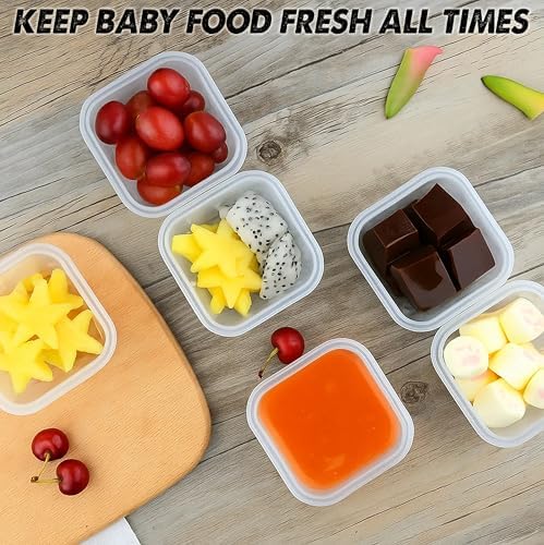 ARSUK 8 Pack 4 oz Small Plastic Containers - Image 4