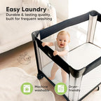 1pk Waterproof Mini Crib Mattress Protector Fitted 38x26 - Image 6