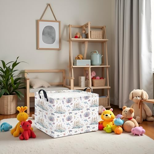 Rectangular Kids Storage Basket Boys - Image 2