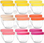Youngever 18 Sets Baby Food Storage, 2 Ounce Baby Food Containers by Youngever