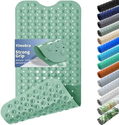 Yimobra Non Slip Bath Mat for Tub 40x16, Extra Long Bath Tub Mat by Yimobra
