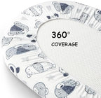 Yoofoss 3-Pack Bassinet Sheets for Boys Universal Fit - Image 7