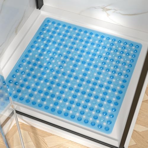 HITSLAM Shower Mat Anti Slip, Square Bath Mat by HITSLAM
