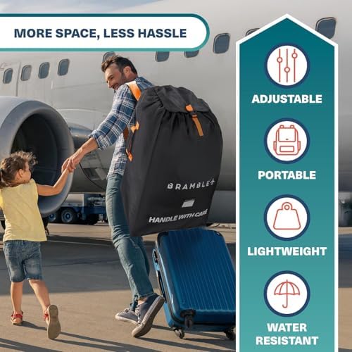 Bramble - Stroller Bag for Airplane Gate Check - Water Resistant Ballistic - Image 3