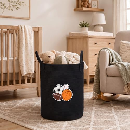 LemonRoad Laundry Hamper Large Cotton Rope Storage Basket - Image 2