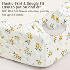 david's kids 3 Pack Bassinet Sheets, Ultra Soft Breathable Comfortable Baby - Image 5