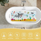 PRATIQUE Kids Bath Mat for Tub Non Slip，40 X 16 Inch Extra Long Kids Bathtub - Image 2