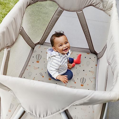 Pack n Play Sheets, BROLEX 2 Pack Mini Crib Sheets, Stretchy Portable Fitted - Image 5