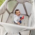 Pack n Play Sheets, BROLEX 2 Pack Mini Crib Sheets, Stretchy Portable Fitted - Image 5