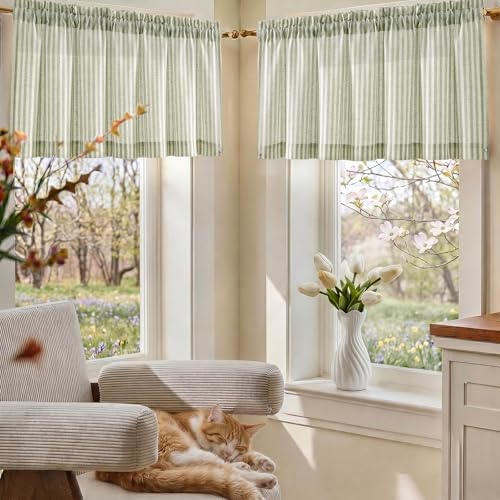 jinchan Linen Boxter Stripe Valances - Image 3