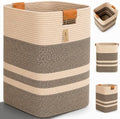 Laundry Hamper, Cotton Rope Laundry Basket by ARATECHOME