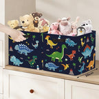 Clastyle 11.8" Dinosaur Storage Basket Set of 3 - Image 5