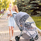 Sysmie 2PCS Baby Stroller Mosquito Net, Durable Mesh Protection - Image 2