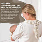 Itzy Ritzy Breastfeeding Boss Multi-Use Baby Wrap & Cover 47" x 47" - Image 5