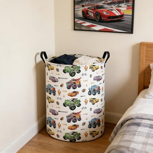 Monster Truck Laundry Hamper Storage Basket - Image 5