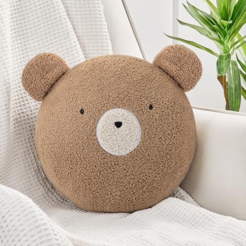 Novabright Cute Teddy Bear Pillow Decorative Throw Pillow by Unknown