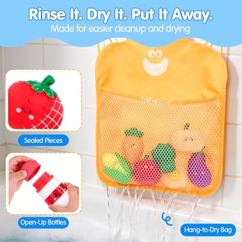 hahaland Bath Toys for Kids Ages 1-3, Color-Changing Pretend Cooking Set - Image 5