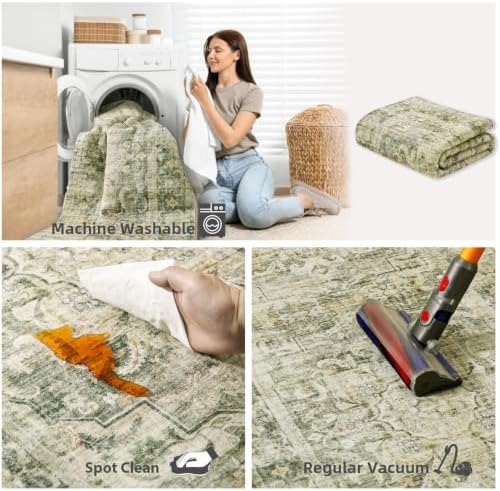 Washable Kitchen Rug Runners for Hallways: 2x6 Runner Rug Non Slip Carpet - Image 5