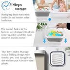 Bath Toy Storage Organizer, Foldable Bath Toy Holder - Image 6