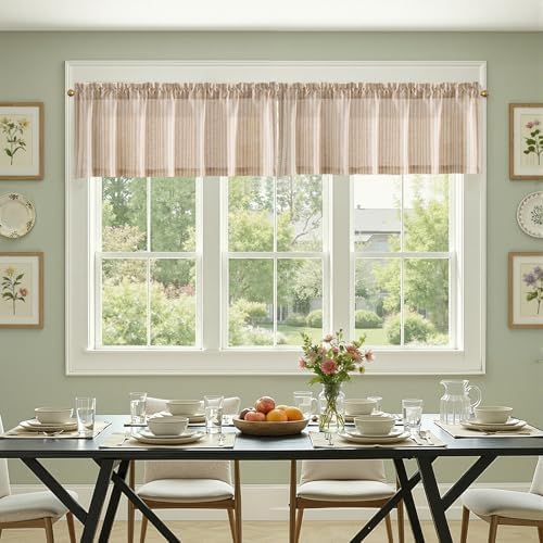 jinchan Linen Boxter Stripe Valances - Image 4