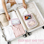 YOPCDJ 3PCS Clear Toiletry Bag, TSA Approved Travel Makeup Pouch - Image 5