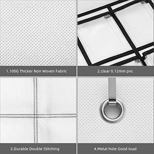 SAVERHO 36 Clear Pockets Classroom Pocket Chart - Image 6