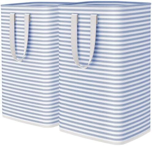 Lifewit 80L Large Laundry Baskets, 2 Pack, Reinforced Handles by Lifewit