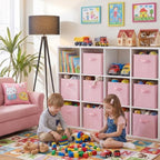 Cupic Cupid 10-Pack 11x11 Collapsible Storage Cubes, Fabric Bins - Image 5