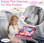 COOLBEBE Airplane Tray Table Cover, Foldable Travel Tray Cover - Image 5