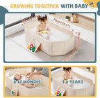 Orzbow Toddler Bathtub with Side Drain Plug, Portable - Image 2
