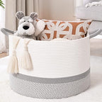 67L Large Blanket Basket, Woven Baskets by Degeyoyo