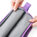 Galaxy-Purple Travel Toiletry Bag, Waterproof Hanging Wash Bag Toiletries - Image 5