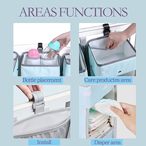 Hanging Diaper Caddy Organizer for Baby Crib - Image 5