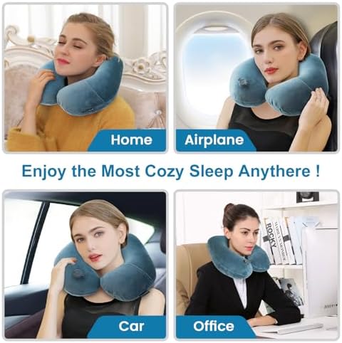 Keemall Portable Inflatable Travel Neck Pillow - Image 5