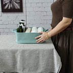 XUANGUO Medium Woven Cotton Rope Storage Basket - Image 2