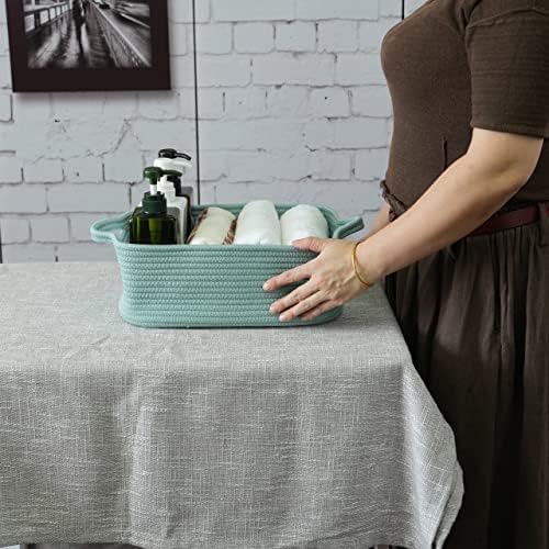 XUANGUO Medium Woven Cotton Rope Storage Basket - Image 2