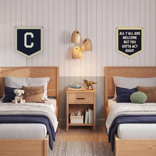 Lacama Toddler Boys Room Decor Name Pennant Flag Personalized Baby Gifts - Image 5