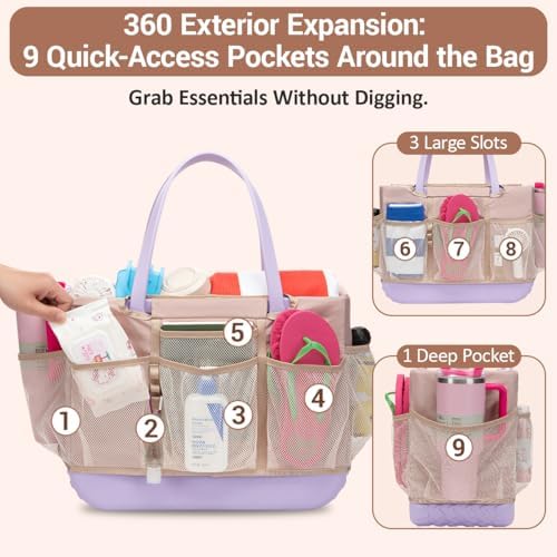 Nyton Organizer Insert for Original Large Bogg Bag Cover Beach Liner for XL - Image 5
