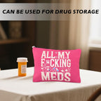 All My Meds Makeup Bag Med Pouch Bag - Image 6